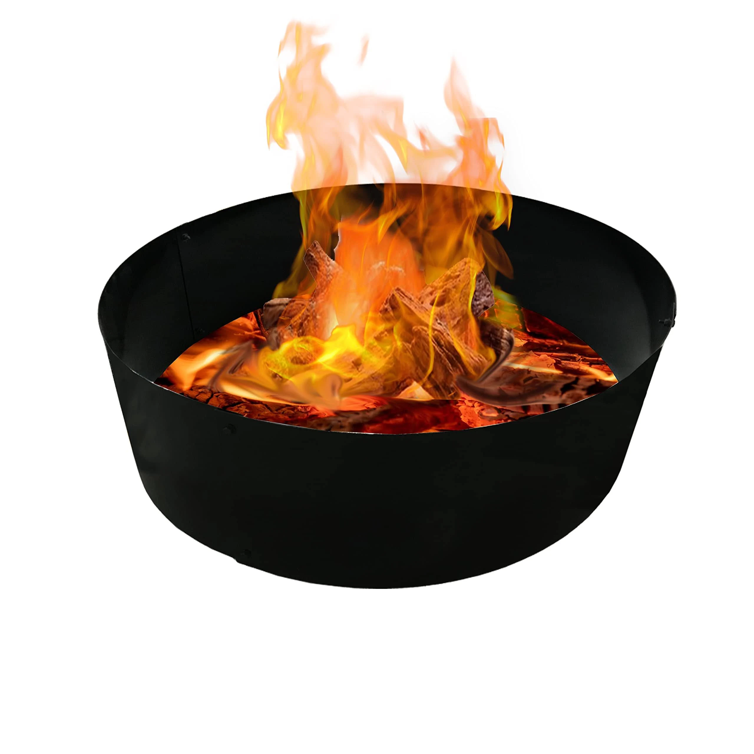 Simond Store Round Outdoor Heavy Duty Fire Pit Ring Insert, 60 inch Diameter