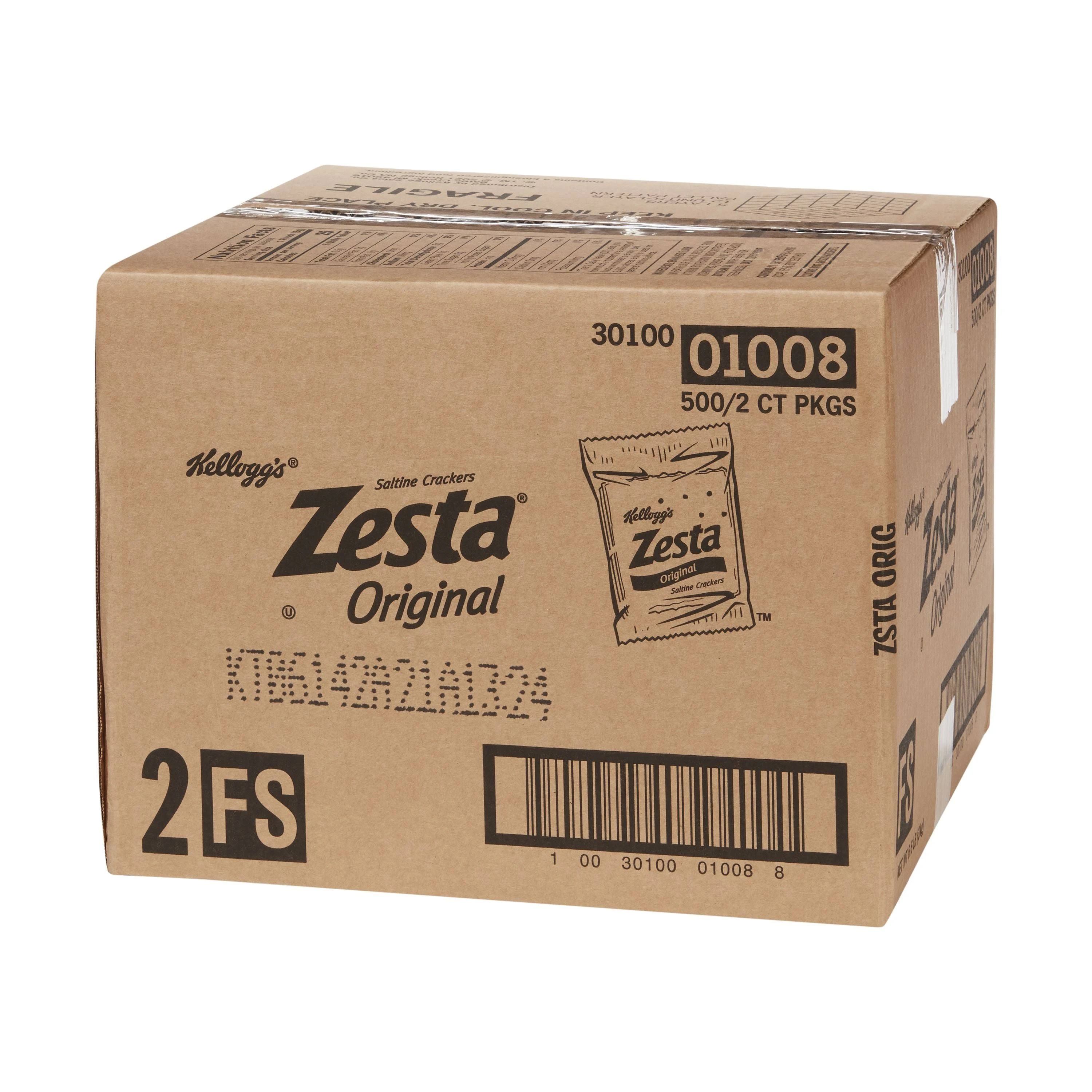 Zesta Saltine Crackers 2-Pack - 500/Case