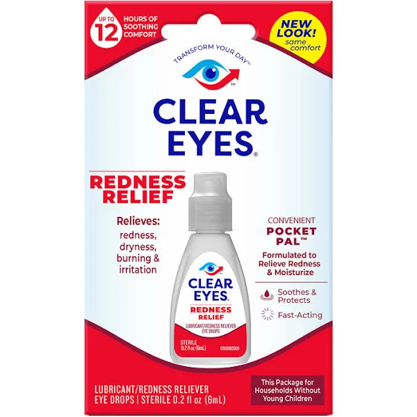 Clear Eyes Eye Drops Redness Relief