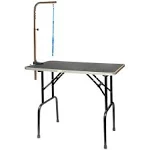 Go Pet Club 30 in. Pet Dog Grooming Table with Arm