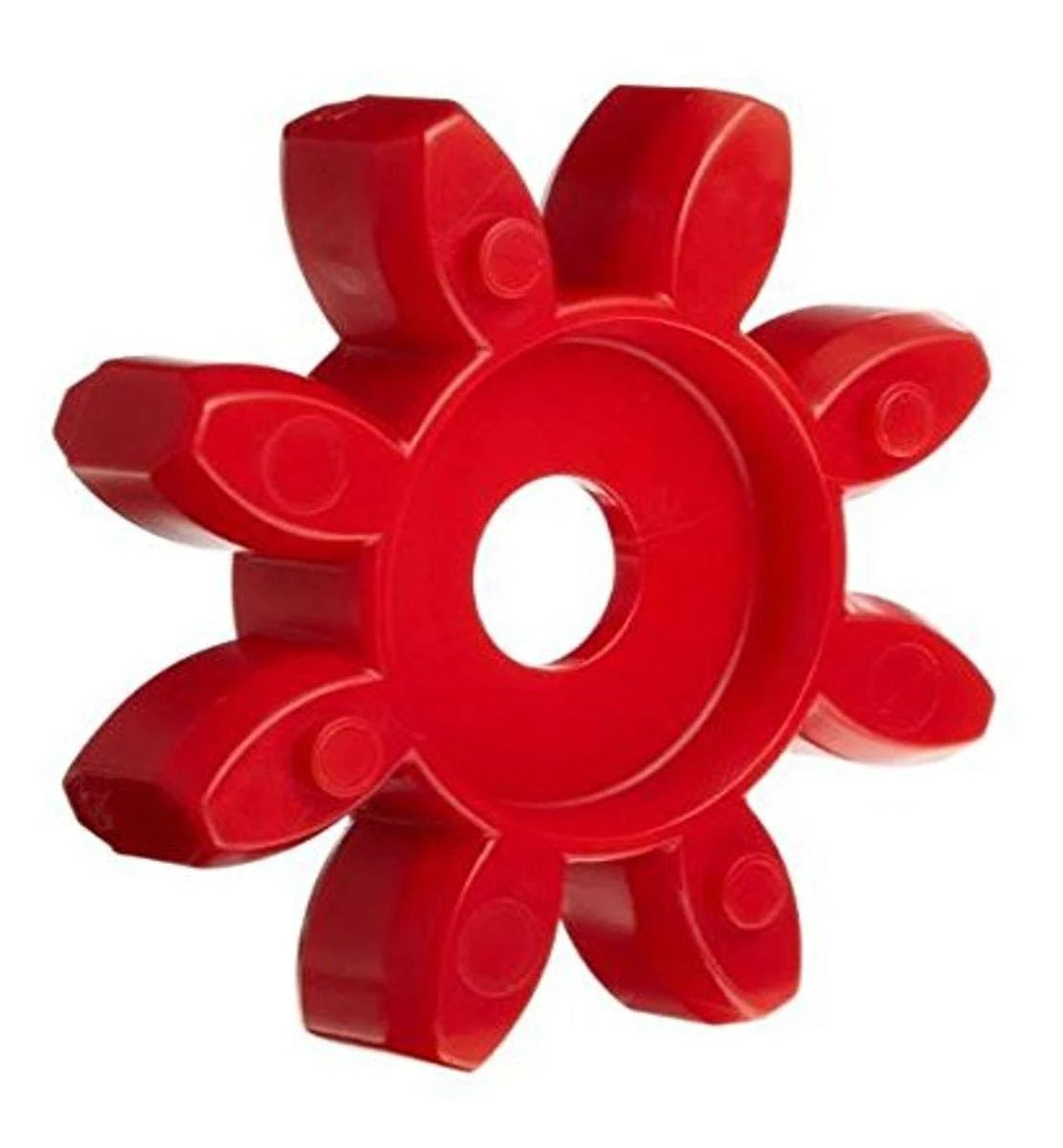 Lovejoy 62070 Size CJ 28 Curved Jaw Coupling Spider, Urethane - 98 Shore A, Red, 1415 in-lbs Nominal Torque, 8500 rpm Max Rotational Speed