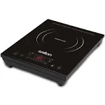 Salton Portable Induction Cooktop Cool Touch LED Display Cooker with 8 Temperature Settings for Precise Control, Energy Efficient, 1800 Watts (ID1350)