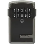 Master Lock 5441ENT BLUETOOTH LOCK BOX 5441ENT Wall-Mount Lock Box for Business Applications Silver & Black