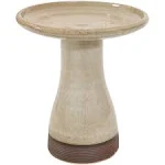 Sunnydaze Decor Duo-Tone Ceramic Bird Bath