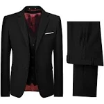 Boy Suits 3 Piece Formal Black Slim Fit Tuxedo Teen Boys Suit for Wedding Dresswear Graduation Outfit