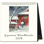 2024 Cavallini & Co. Japanese Woodblock Desk Calendar | Paper Source