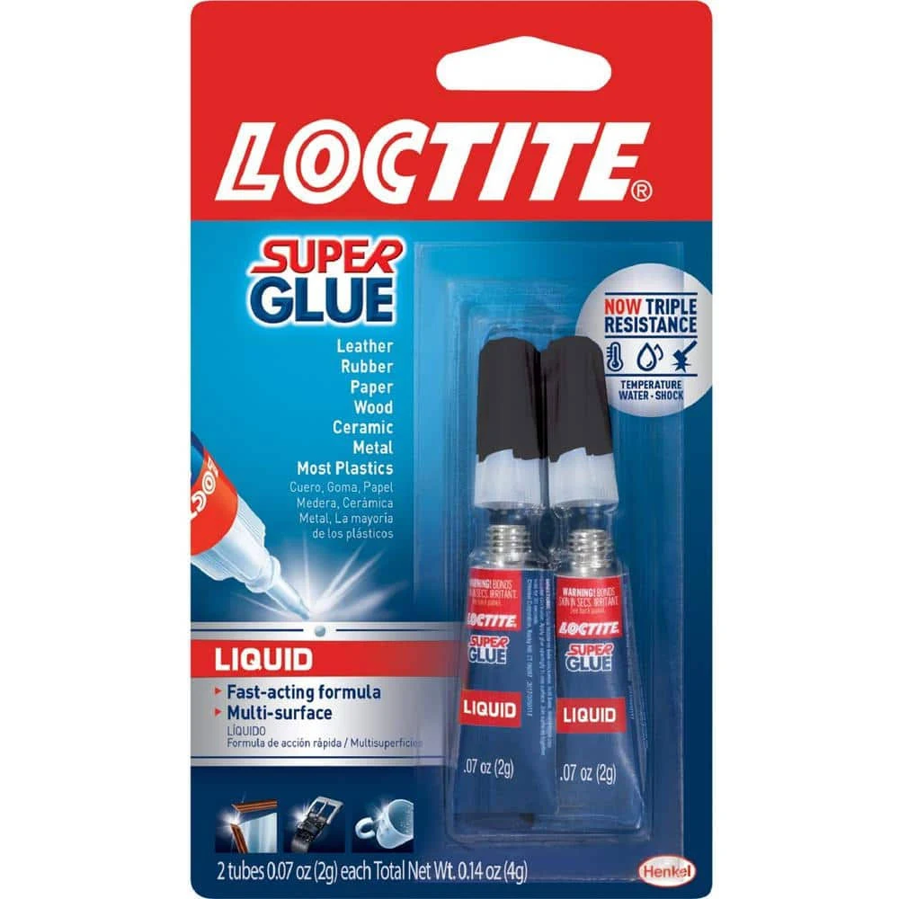 Loctite Super Glue, Gel - 2 pack, 2 g tubes