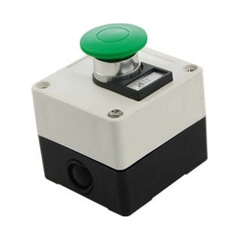 RANIT 660V 10A Momentary Switch Green Mushroom Push Button Station