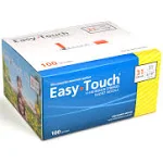 Easy Touch 31g; 3/10cc; 100ct; 8mm (5/16" in) Syringes