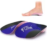 PCSsole 3/4 Orthotics Shoe Insoles High Arch Supports Shoe Inserts for Plantar Fasciitis, Flat Feet, Over-Pronation, Relief Heel Spur Pain (S:Men5-6/Women6-7)