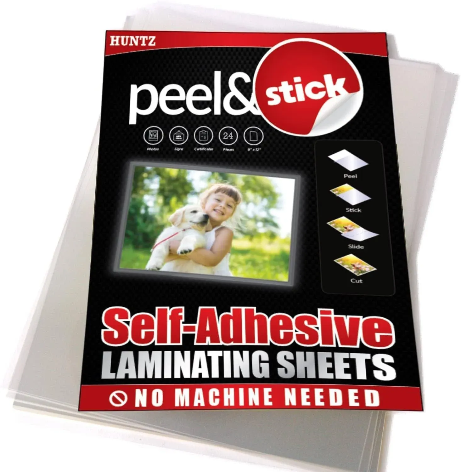 Huntz Self-Adhesive Laminating Sheets