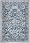 Safavieh Brentwood BNT832M 5'3" x 7'6" Navy / Light Grey Area Rug