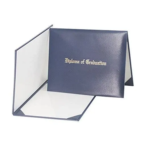 Imprinted Diploma Cover for Certificate 8.5&#039;&#039;x 11&#039;&#039; Darkblue