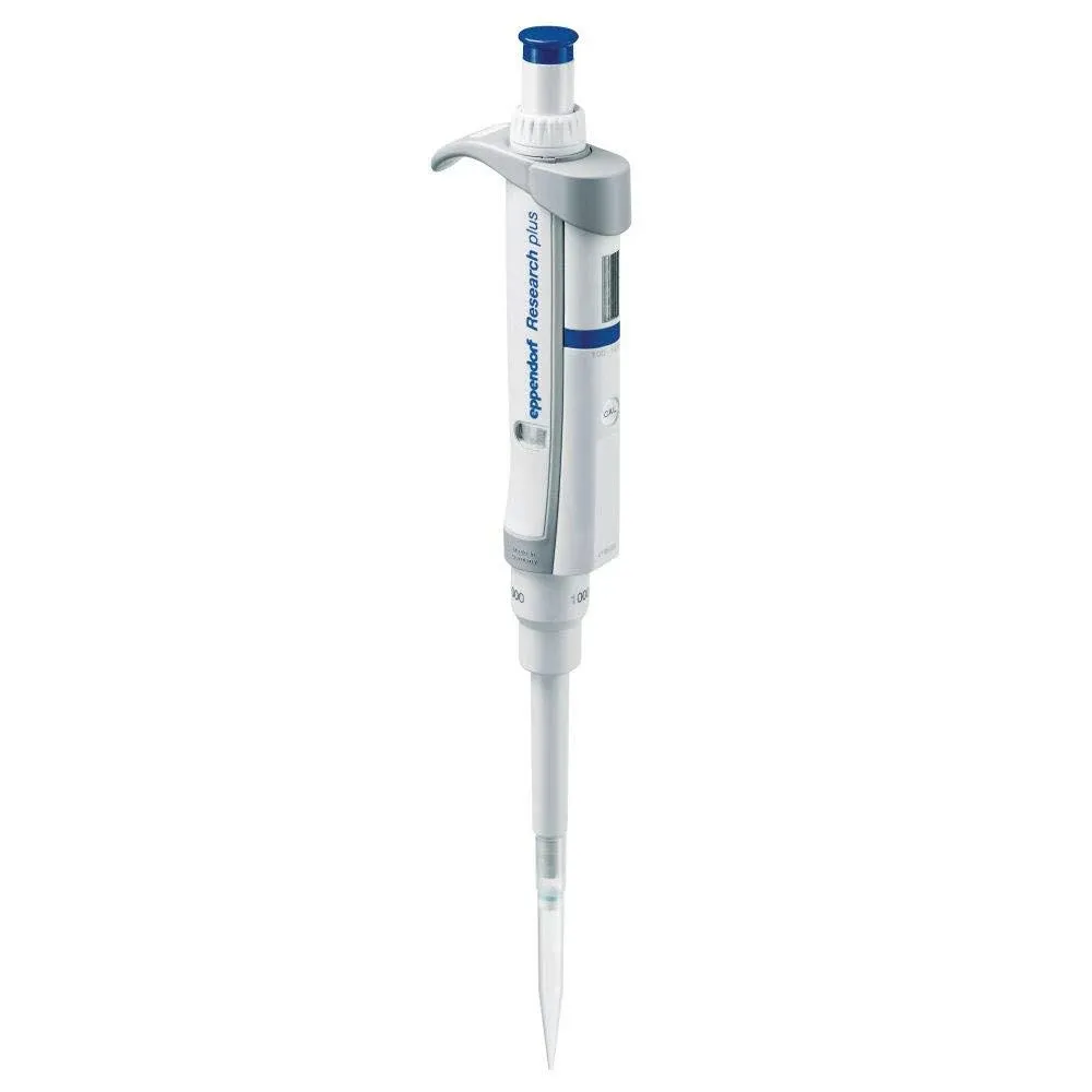 Eppendorf Research Plus Single-Channel Pipette, Blue; 100-1000 µL