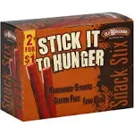 Old Wisconsin Beef Sausage Snack Sticks, Naturally Smoked, Ready to Eat, High Protein, Low Carb, Keto, Gluten Free, Counter Box, Pack of 42 Individually Wrapped Sticks