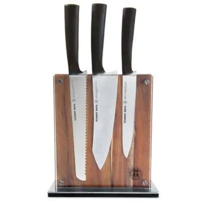 Schmidt Brothers Cutlery Carbon 6 7-Piece Knife Block Set