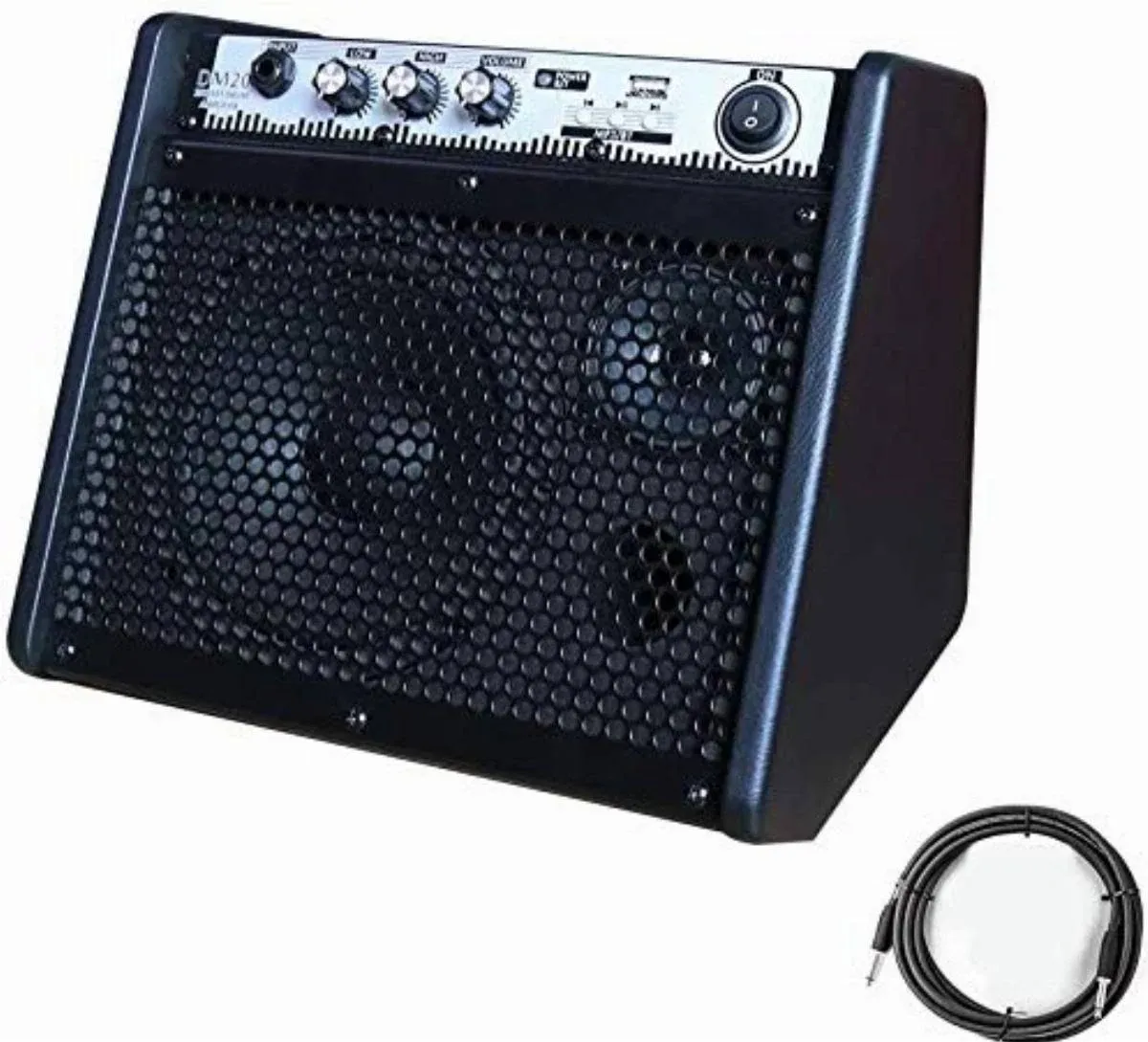 Coolmusic DM 20 20W Bluetooth Personal Monitor Amplifier Electric Drum Amplifier,keyboard and Acoustic Guitar Amplifier(including E-Drum Noise-reduct