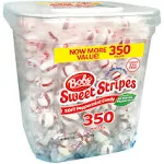 Bob's Sweet Stripes Soft Peppermint Candy, Back to School Candy, 350 Individually-Wrapped Pieces ,3.9 Pound Tub