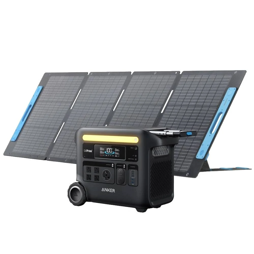 Anker SOLIX F2600 Portable Power Station 2560Wh|2400W, 200W Solar Panel