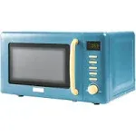 Haden Dorchester Stone Blue Compact Microwave