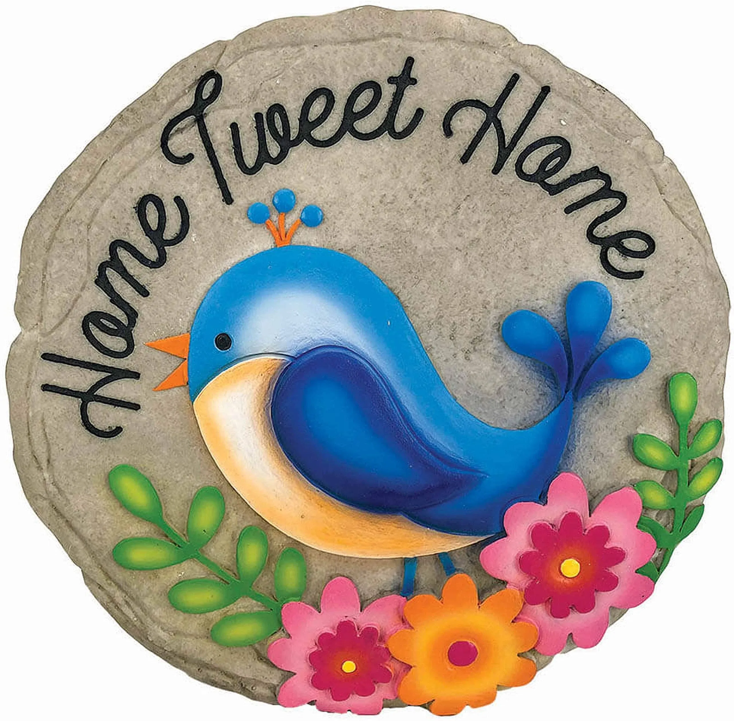 - Garden Décor - Tweet Home Stepping Stone - Decorative Stone for Garden