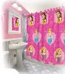 13 Pieces Disney Princess Shower Curtain &amp; Hooks Set