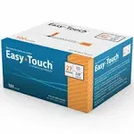 EasyTouch Insulin Syringe Box of 100 27g 1cc 5/8" 100.0 Syringes