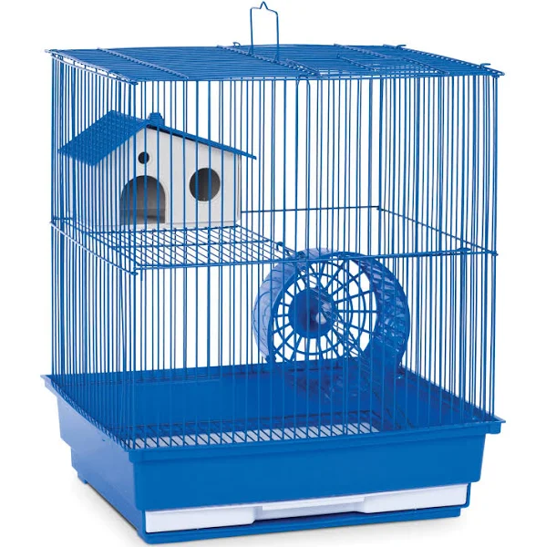 Prevue Hendryx Two Story Hamster & Gerbil Cage - Blue