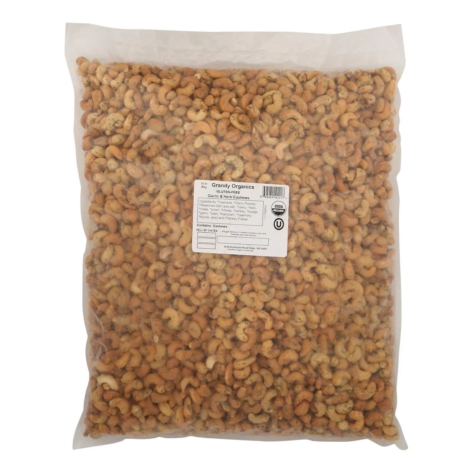 GRANDY OATS Garlic Herb Cashews, 1 EA