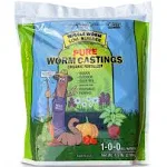 Worm Castings Organic Fertilizer, Wiggle Worm Soil Builder (4.5 lb)