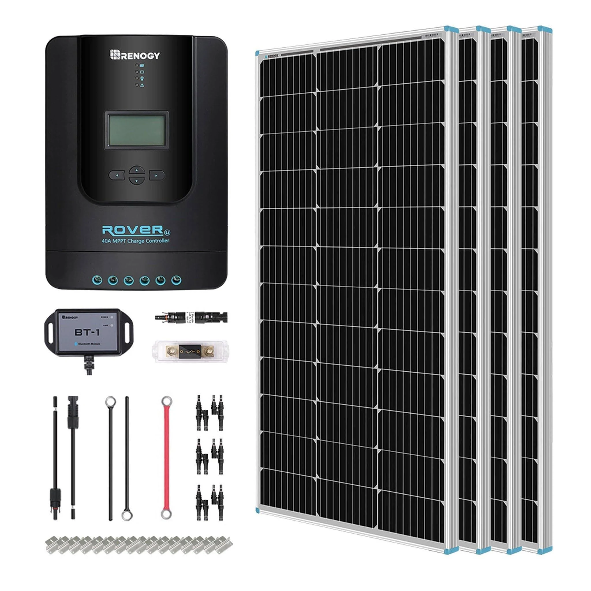 Renogy Renogy 400 Watt 12 Volt Solar Premium Kit with 40A MPPT Charge Controller