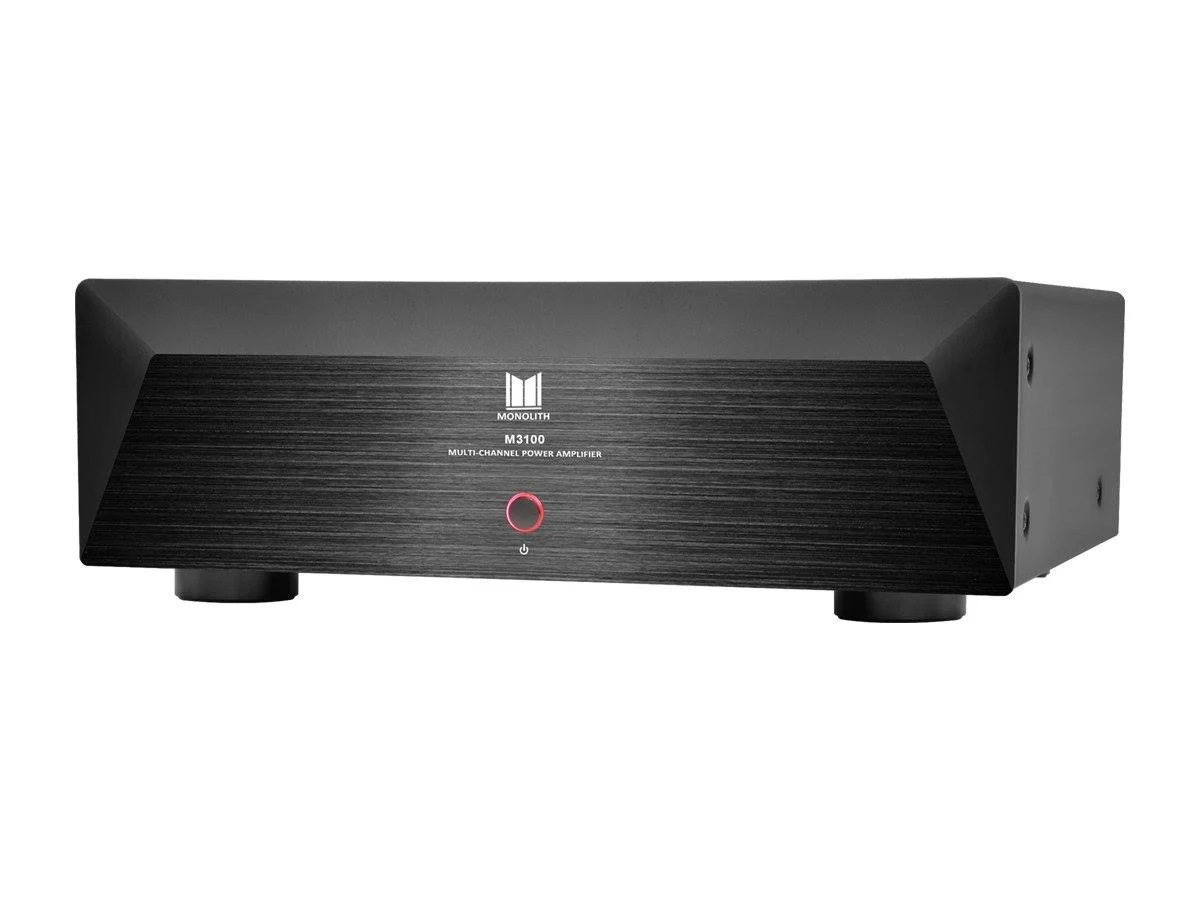 Monolith M3100X 3x90 Watts per Channel Multi-Channel Home Theater Power Amplifier ...