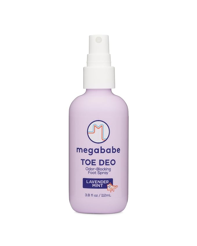 Megababe Lavender Mint Toe Deo Odor-Blocking Foot Spray