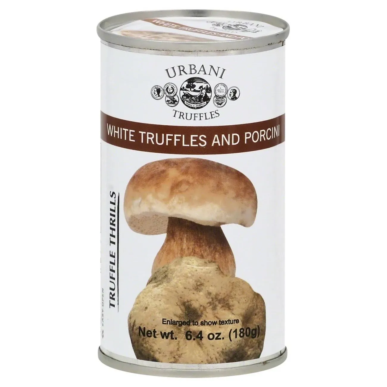 Urbani Truffles, White Truffles and Porcini Sauce - Italian Gourmet Fusion | Ideal for Pasta, Fish and Grilled Meats | Premium Quality, All Natural | Ready to Use Truffle Pasta Sauce | 6.4 oz (180g)