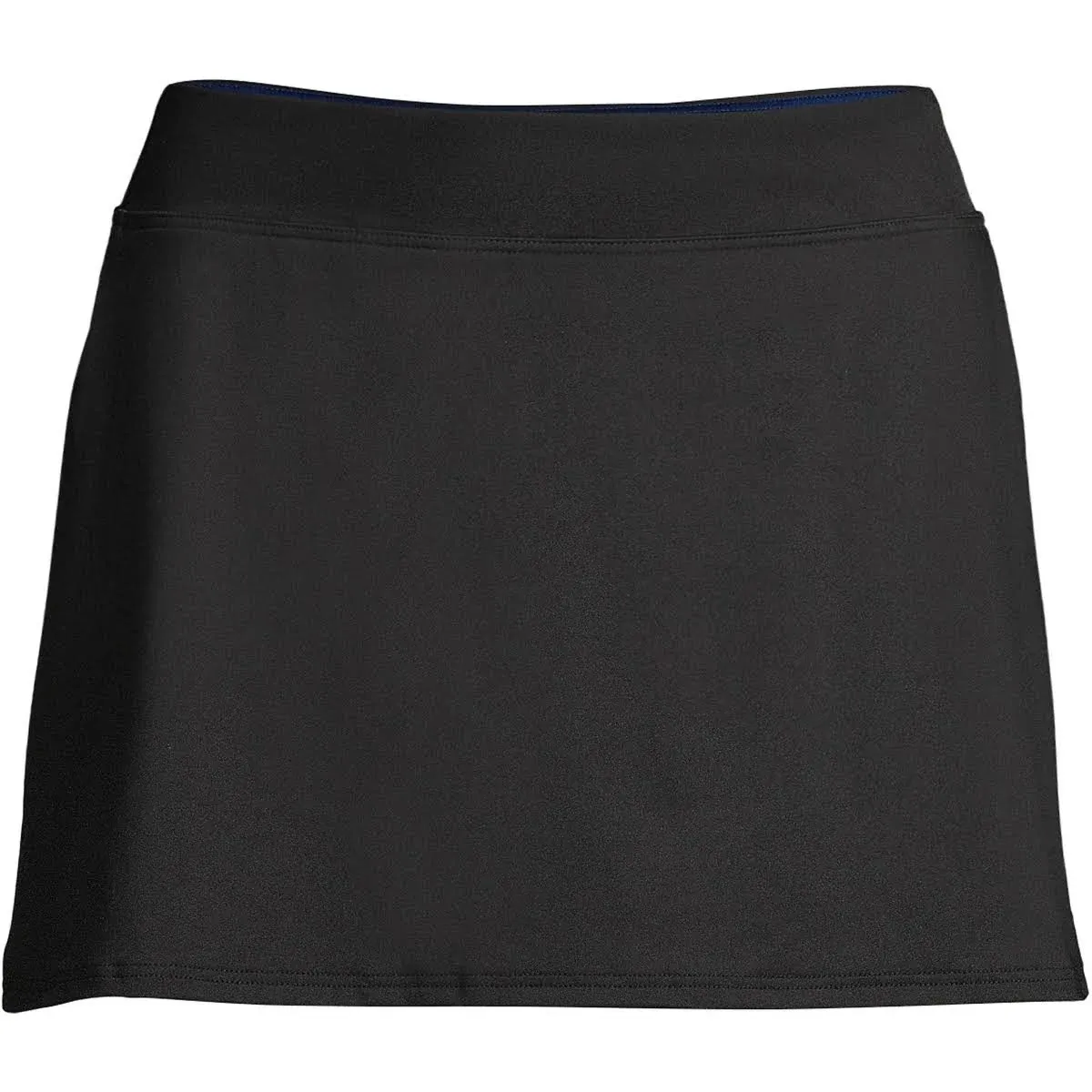 Lands' End Women's Plus Size Tummy Control Swim Skirt Swim Bottoms - 16W - Deep Sea Navy