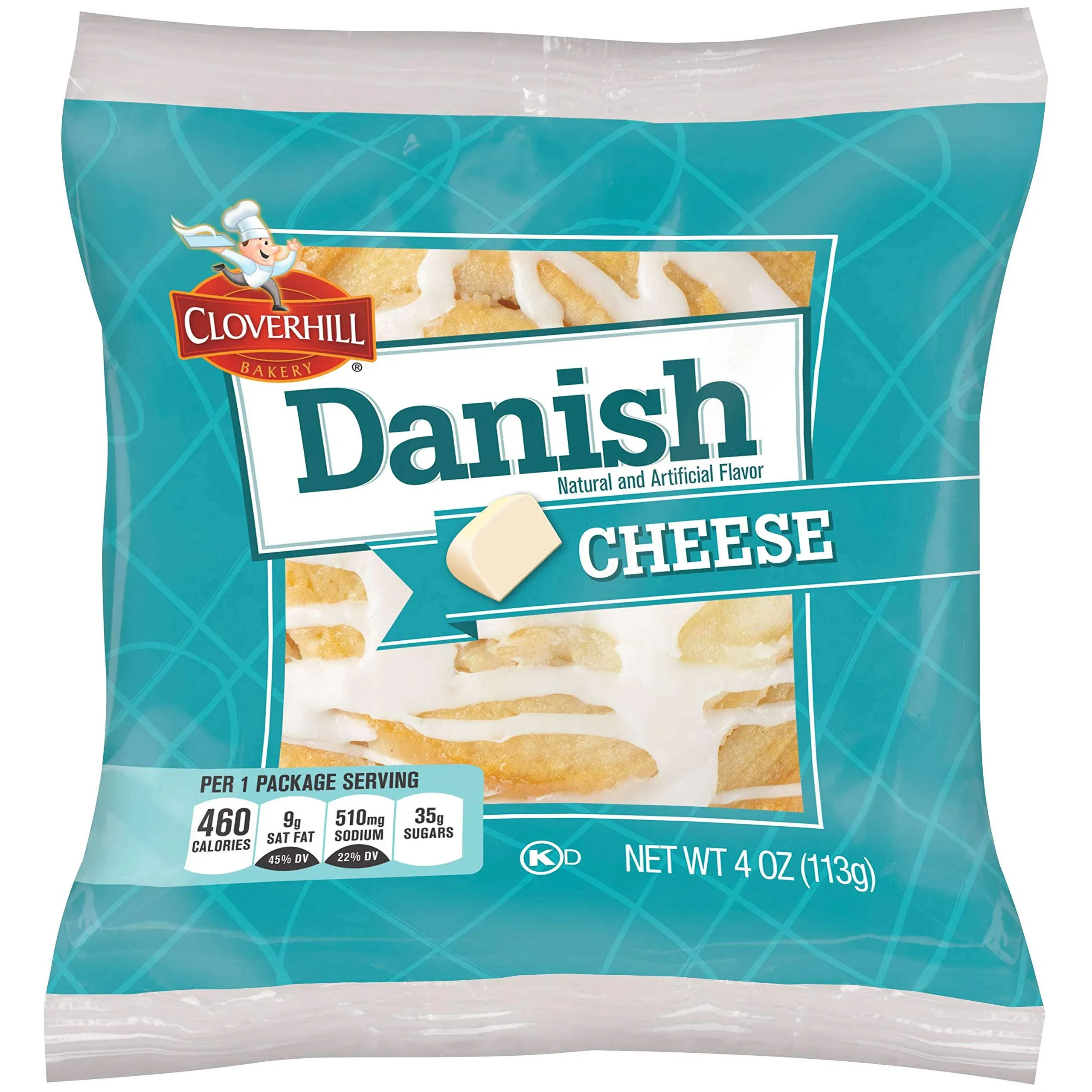 Cloverhill Cheese Danish 16 Count