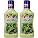 Kraft Green Goddess Dressing, 16 Fl Oz (Pack of 2)