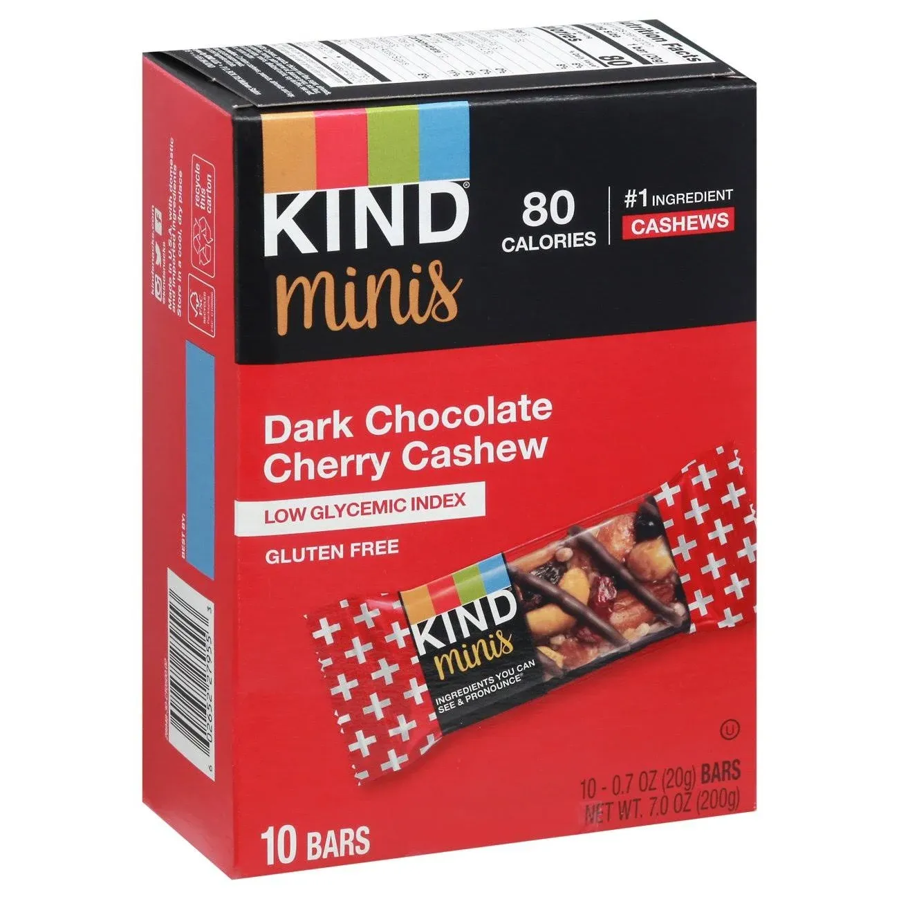 KIND Minis Dark Chocolate Cherry Cashew Granola Bars