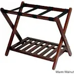 Casual Home Walnut Wood Luggage Rack