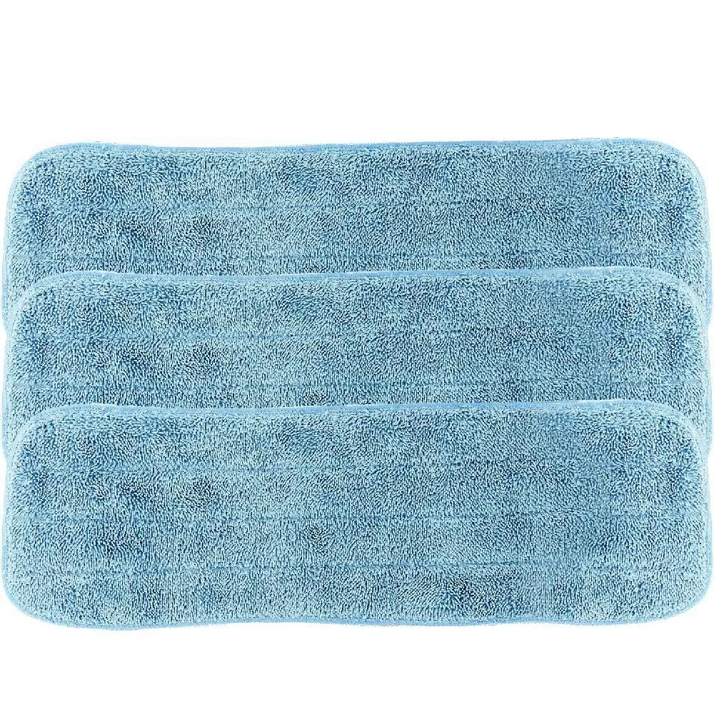 18 in. Microfiber Wet Mop Pad Refills (3-Pack)