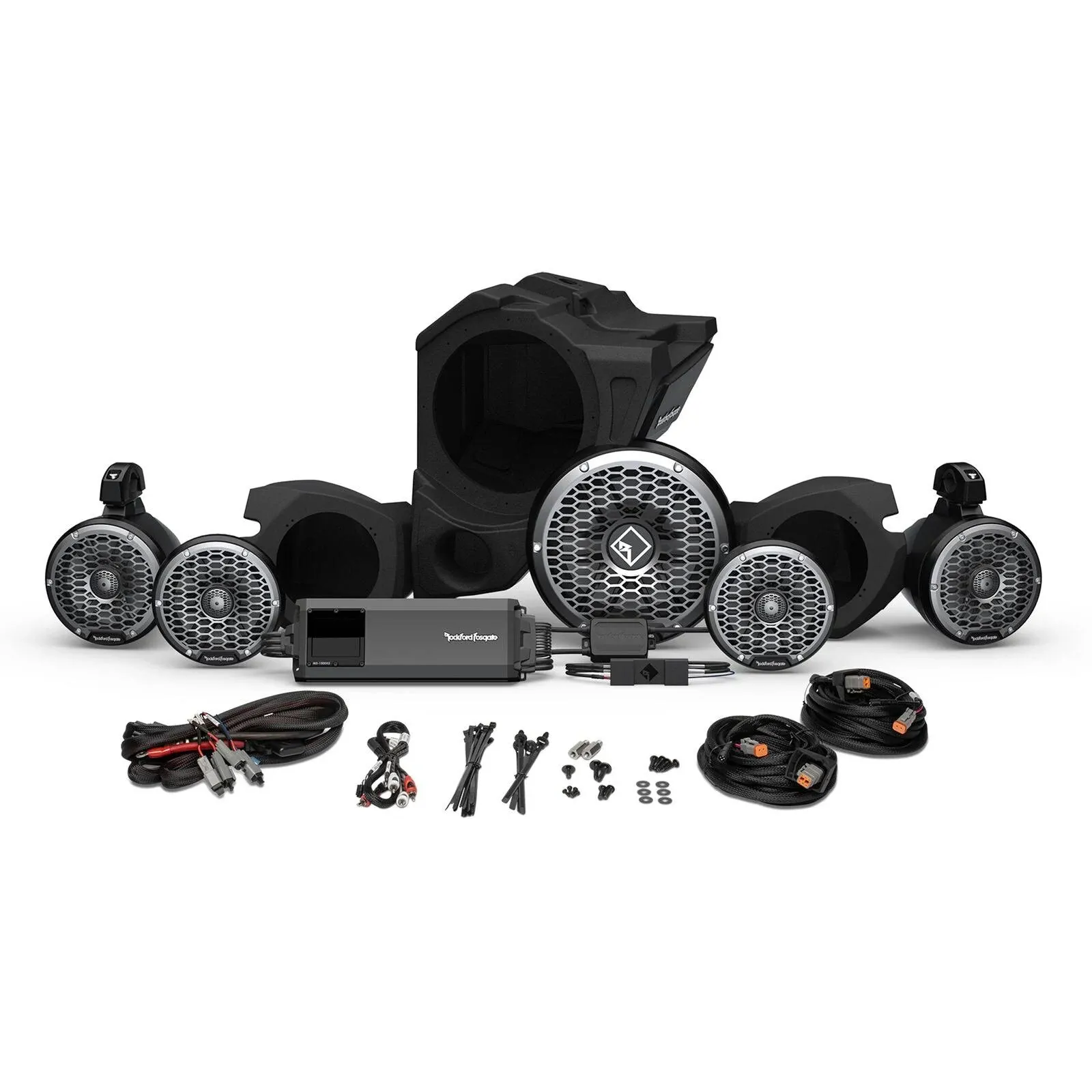 Rockford Fosgate RZR14RCSTG5 Speaker, Sub,Speakers for Select Polaris RZR(Gen-3)