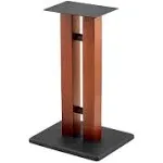 Monolith 18in Speaker Stands, Cherry (Each) Hold Speakers Weighing Up To 50 lbs