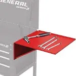 U.S. GENERALFolding Side Tray for 4 Drawer Tech Cart, Red