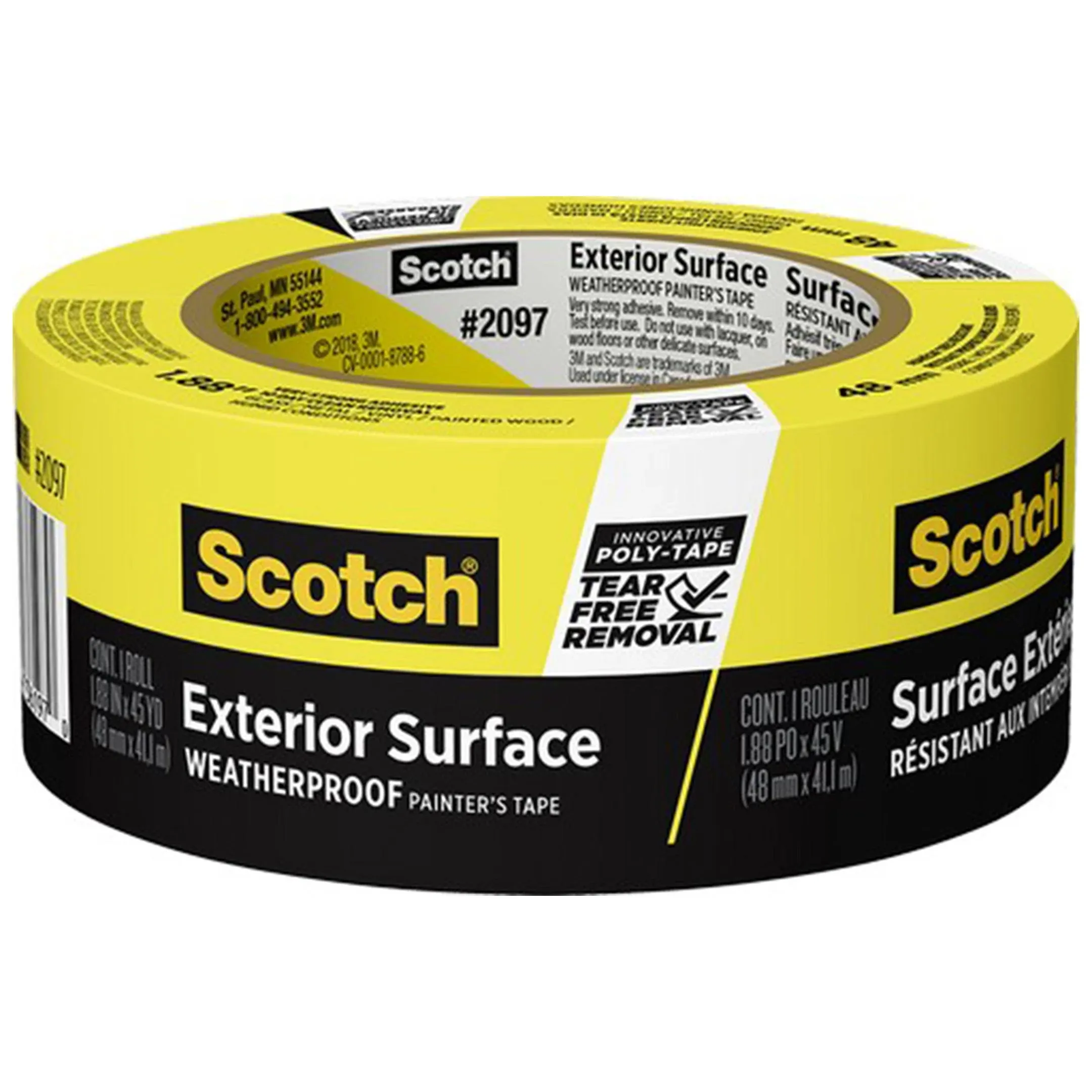 Scotch 1.88 in x 45 yd. Exterior Surface Painter's Tape