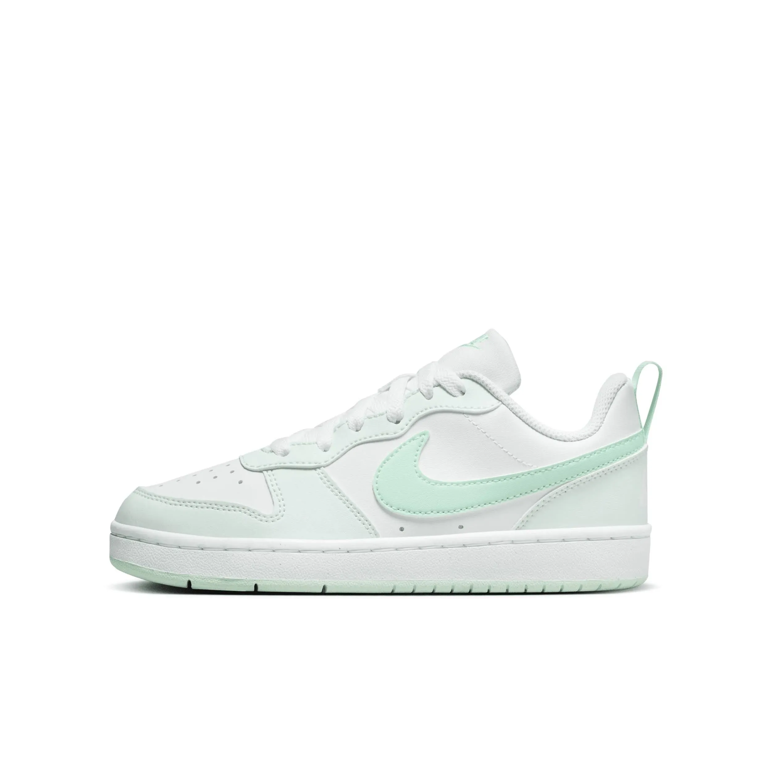 Nike Court Borough Low Recraft Big Kids' Shoes - White/Barely Green/Mint Foam