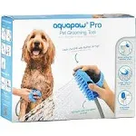 Aquapaw Dog Bath Brush Pro - Sprayer and Scrubber Tool in One - Indoor/Outdoor Dog Bathing Supplies - Pet Grooming for Dogs or Cats with Long and Short Hair - Dog Wash with Hose and Shower Attachment