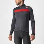 Castelli Men's Puro 3 Jersey FZ, Fleece Insulated Long Sleeve Zip Up with High Collar for Road and Gravel Biking I Cycling