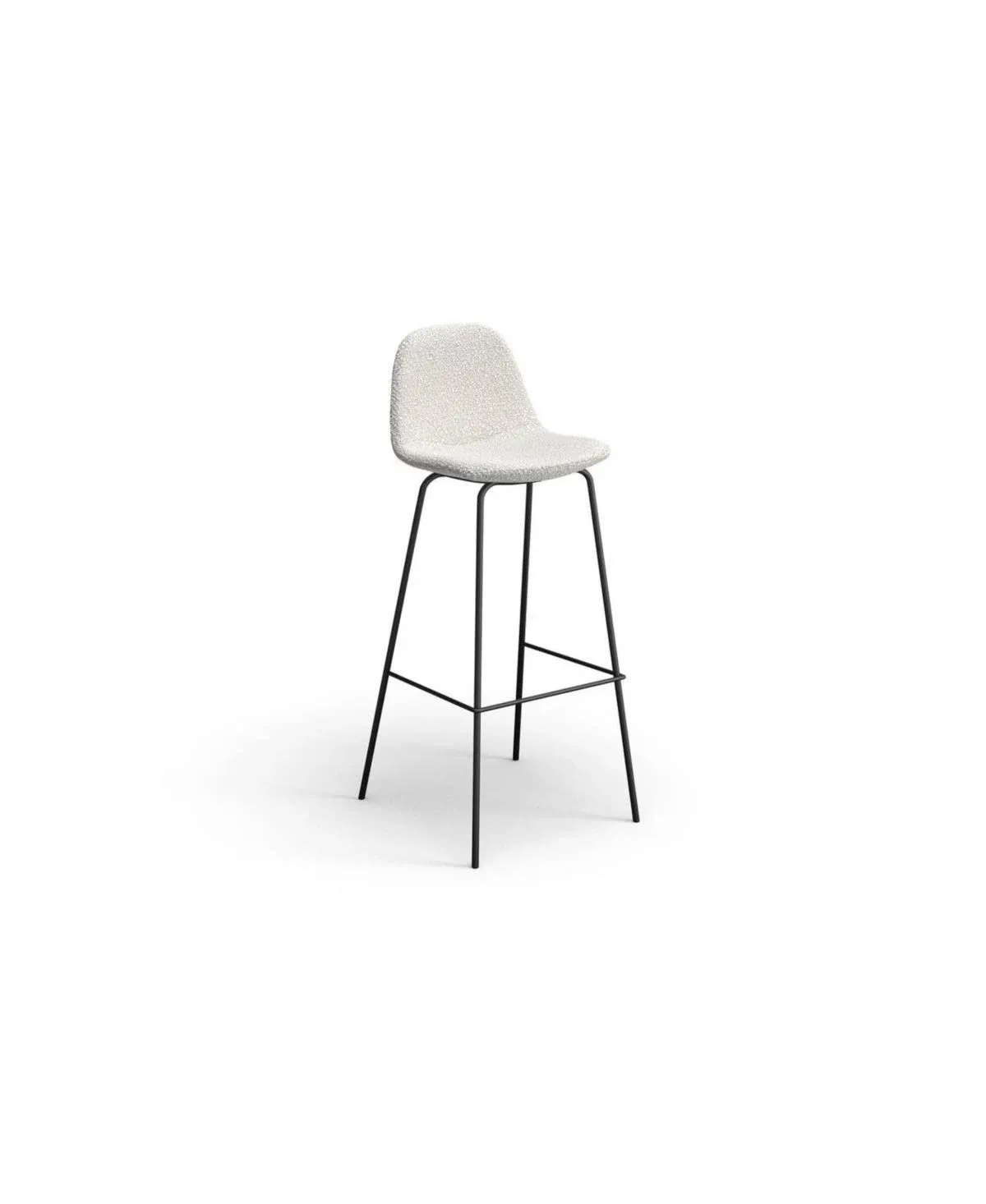 Aeon Counter Stools in White Boucle (Set of 2)