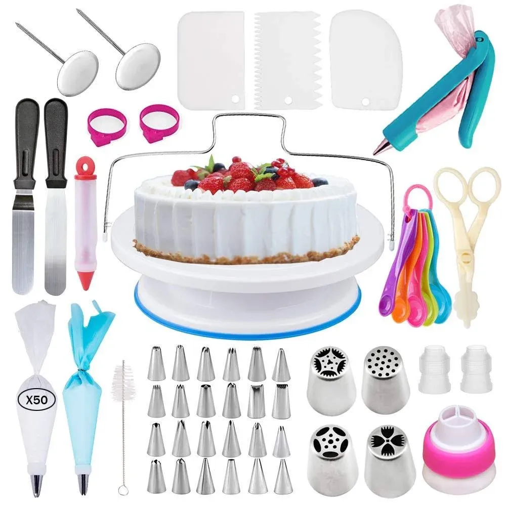 Cake Decorating Supplies Kit 2020 Newest 206 PCS Baking Set for Beginners Wit...