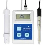 Bluelab METCOMPLUS Combo Meter Plus for pH, Temperature, and Conductivity in Water and Soil with Easy Calibration, Digital Nutrient (TDS/PPM) Testing Kit for Hydroponic System & Growing Indoor Plants